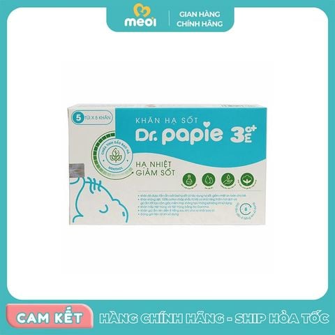  Khăn hạ sốt Dr.papie từ 3M 