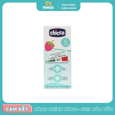  Kem đánh răng Chicco hương dâu 12M+ 