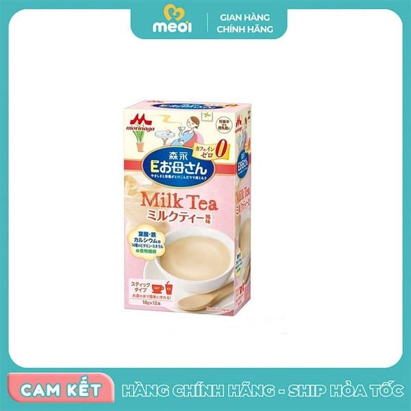  Sữa bầu Morinaga vị trà sữa (12 gói) 