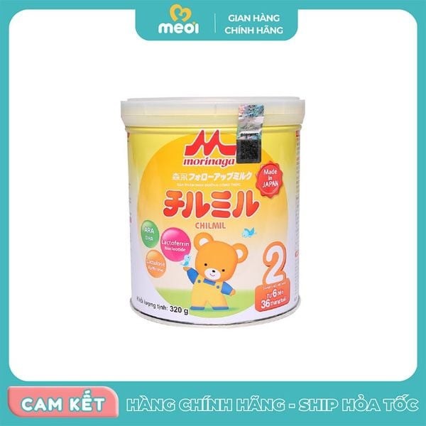  Sữa số 2 từ 6-36 tháng (320g) Morinaga (mẫu mới) 