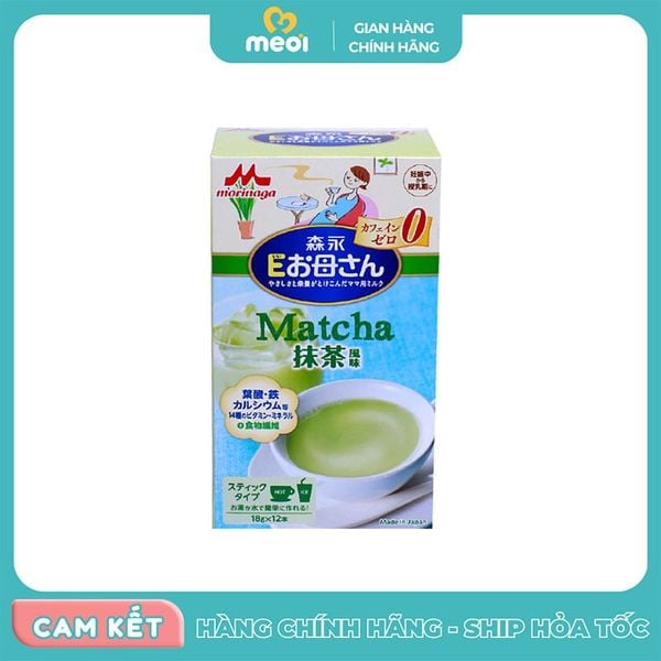  Sữa bầu Morinaga vị Matcha (12 gói) 