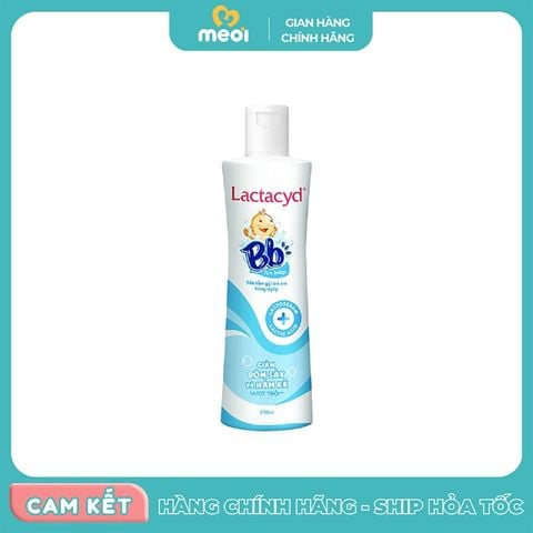 Sữa tắm gội Lactacyd trị rôm sẩy và hăm kẽ 250ml