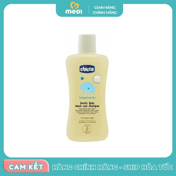  Sữa tắm gội chiết xuất Yến mạch 0M+ Chicco 200ml 
