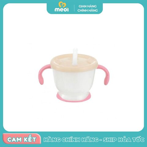  Cốc tập uống Richell 3 giai đoạn (tay hồng) RC22011 