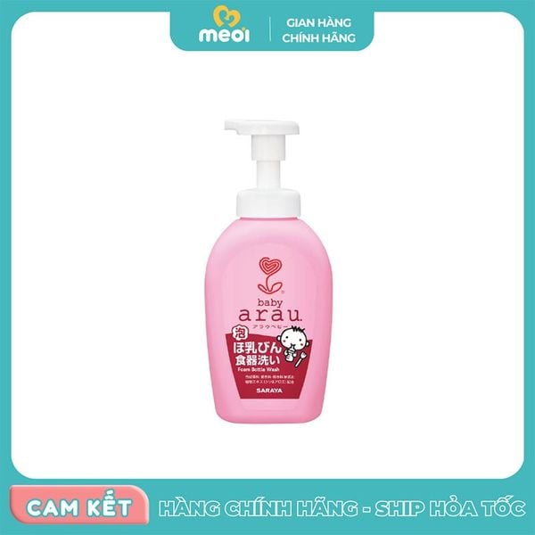  Nước rửa bình dạng chai 500ml Arau 