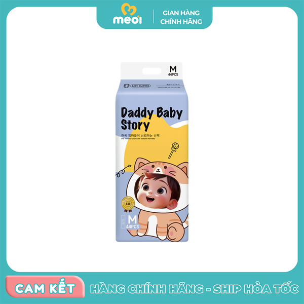 Bỉm dán Daddy Baby Story size M44 6-11kg