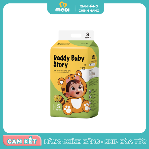 Bỉm dán Daddy Baby Story size S56 4-8kg