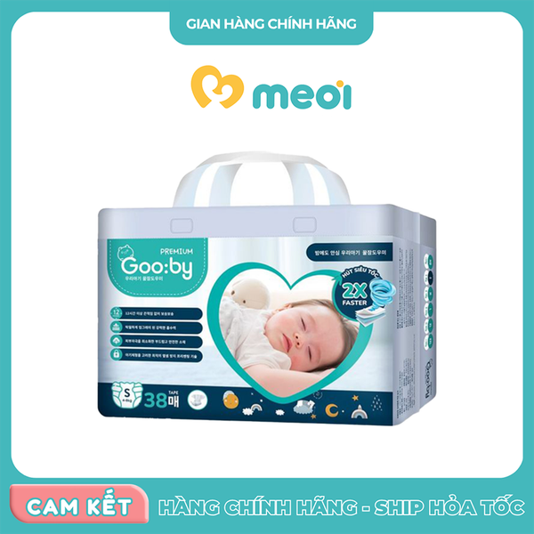 Bỉm dán Gooby Premium S38 (4-8kg)