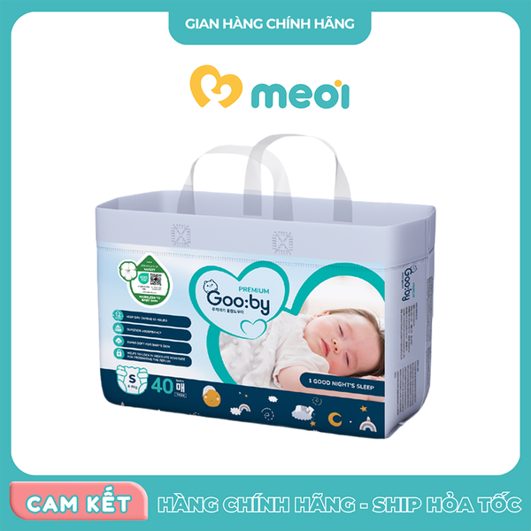 Bỉm dán Gooby Premium S40 (4-8kg)