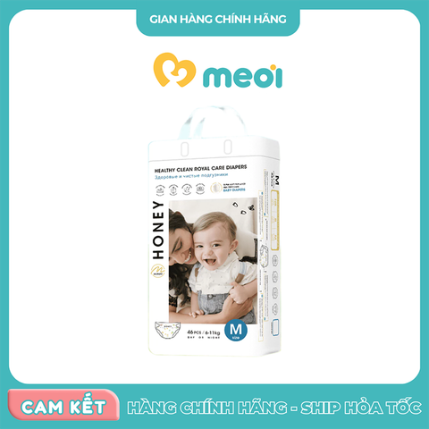  Bỉm dán Honey Premium M46 (6-11kg) 