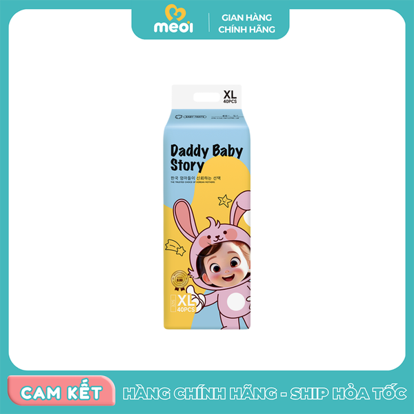 Bỉm quần Daddy Baby Story size XL40 12-17kg
