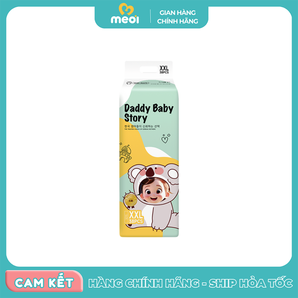Bỉm quần Daddy Baby Story size XXL38 trên 15kg