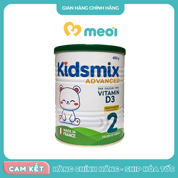 Sữa bột Kidsmix Advanced số 2 400g 12-24M