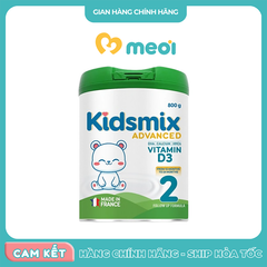 Sữa bột Kidsmix Advanced số 2 800g 12-24M