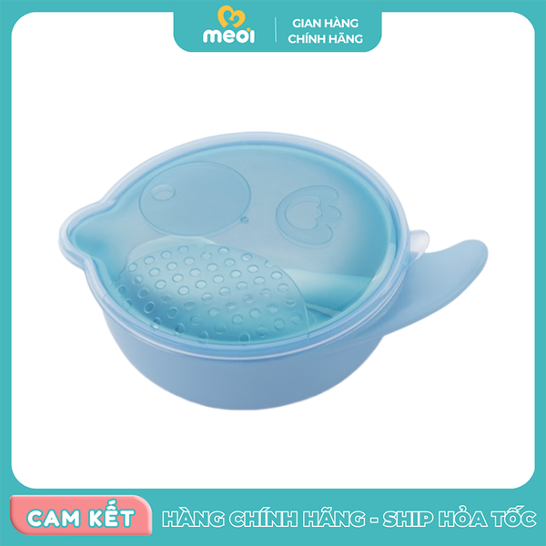 Bát ăn dặm đa năng Hallysen màu xanh
