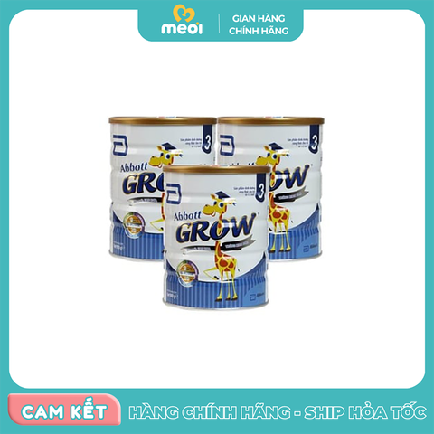 Sữa Abbott Grow 3 cho bé từ 1-2 tuổi 900g 