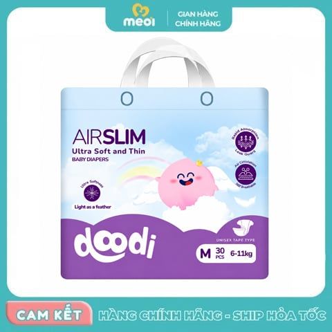 Bỉm Dán Doodi AirSlim Cao Cấp Size S34