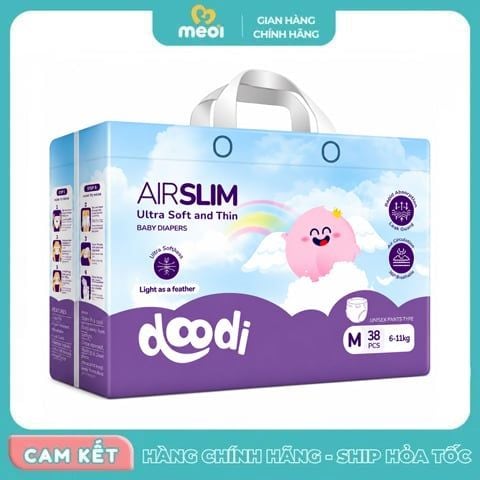  Bỉm Quần Điều Hòa Doodi AirSlim Cao Cấp 