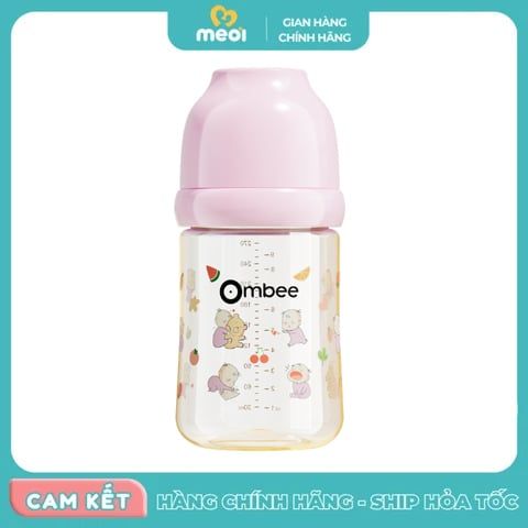  Bình sữa Ombee PPSU Anti-colic phiên bản Angel 270ml 