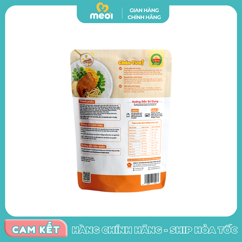  Cháo tươi Cây Thị bồ câu chùm ngây 240g 7M+ 