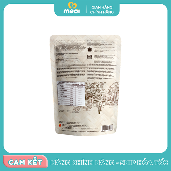 Cháo tươi Cây Thị gạo lứt ngũ đậu 240g 7M+