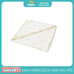 Chăn mây Piumie Waffle cotton họa tiết gấu