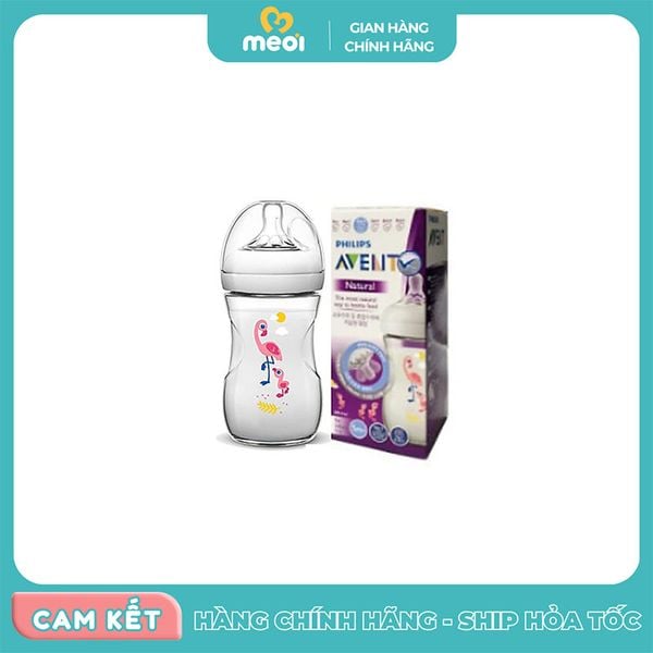 Bình sữa mô phỏng tự nhiên Flamingo 627.41 1M+ 260ml