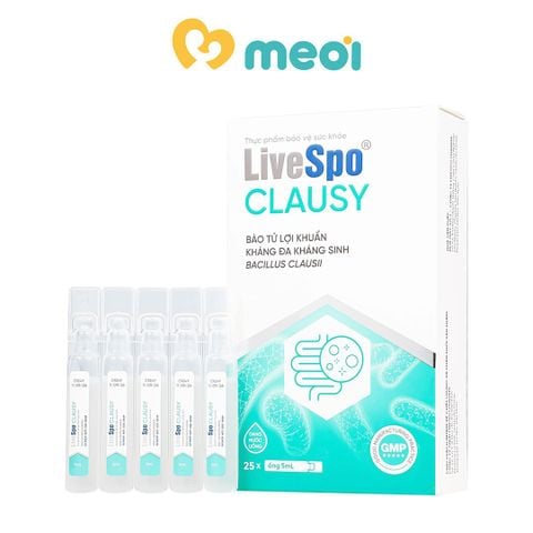  Lợi khuẩn LiveSpo Clausy giúp cân bằng hệ vi sinh đường ruột 10*5ml 