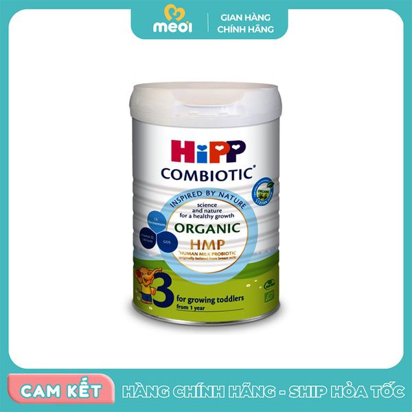  Sữa Hipp Organic bổ sung HMP&GOS số 3 - 800g 