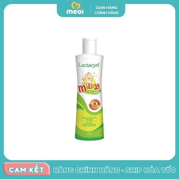  Sữa tắm gội cho bé Lactacyd Milky 250ml 