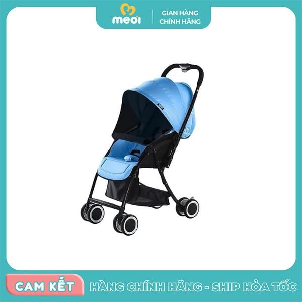  Xe đẩy Vovo 2 chiều màu xanh 