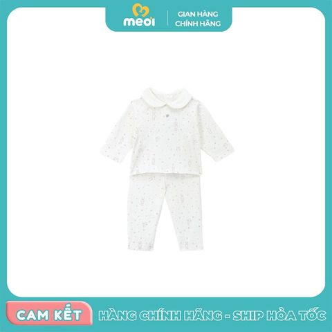  Bộ DTCS cổ sen Nous pettit họa tiết thỏ sao trắng 