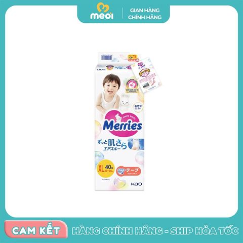  Bỉm dán Merries 