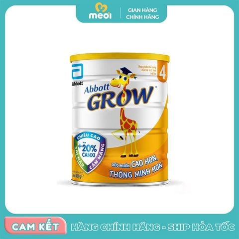  Sữa Abbott Grow số 4 cho bé 2 tuổi hương vani 900g 