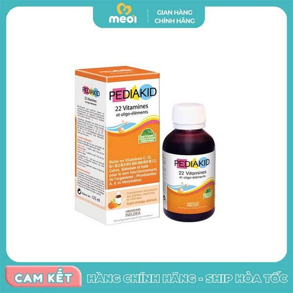  Siro Vitamin tổng hợp Pediakid 22 vitamins 125ml 