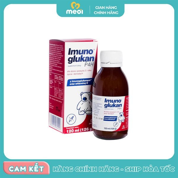  Siro tăng đề kháng Imuno Glukan P4H (120ml) 