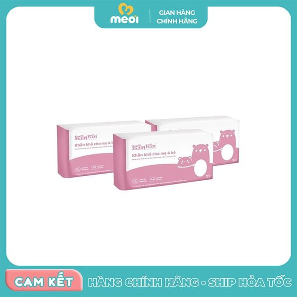  Khăn vải khô cho mẹ và bé KinKin 300g 