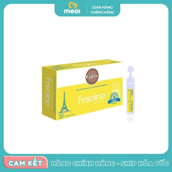  Nước muối đặc trị sổ mũi Fysoline 5ml* 10 ống 