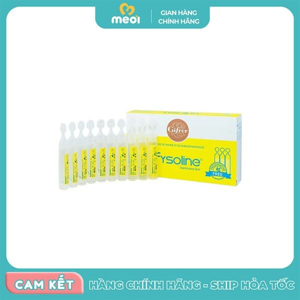 Nước muối đặc trị sổ mũi Fysoline 5ml* 10 ống 