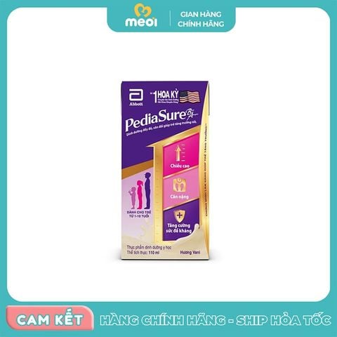  Sữa bột Pediasure pha sẵn 110ml/vỉ 4 