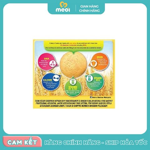  Bánh ăn dặm Heinz 6m+ truyền thống 120g 
