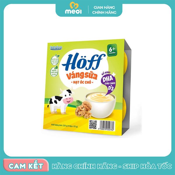  Váng sữa Hoff hạt óc chó 55g *4 