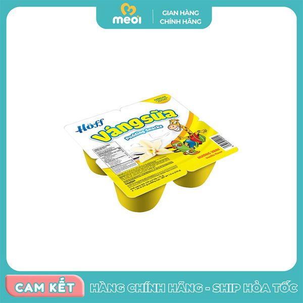  Váng sữa Hoff vị vani vỉ 4 hộp 