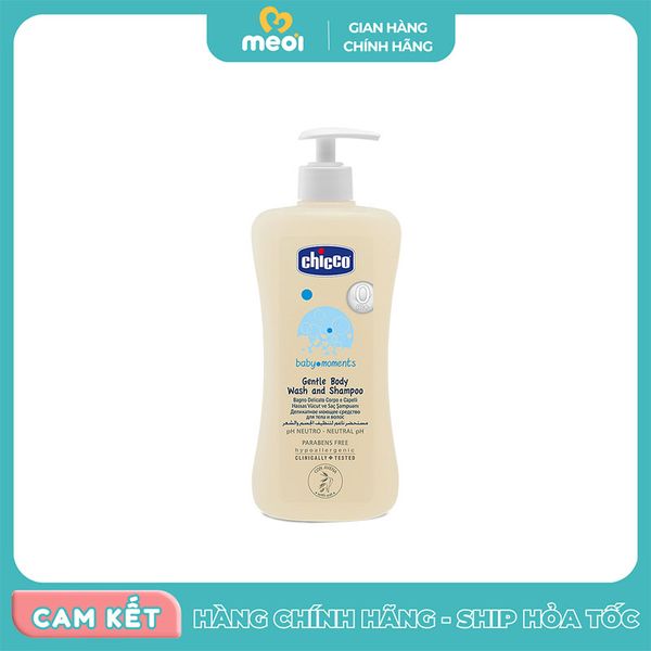  Tắm gội Chicco yến mạch 500ml 