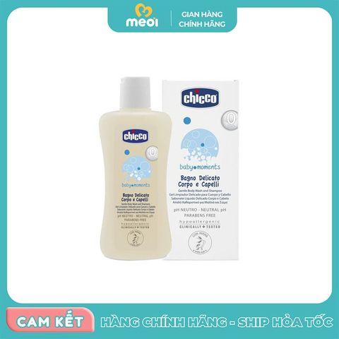 Tắm gội Chicco yến mạch 500ml 