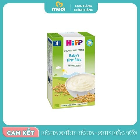  Bột ăn dặm HiPP vị gạo nhũ nhi 200g cho bé 4M+ 