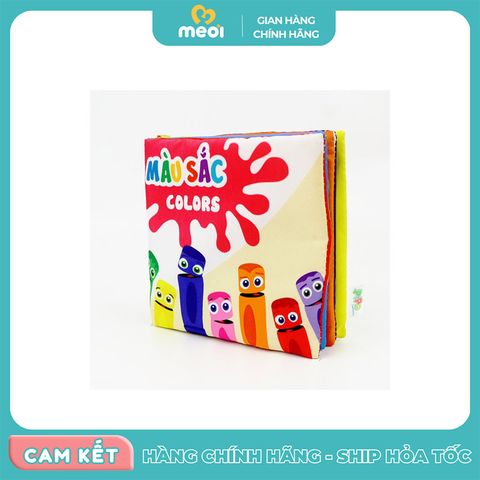  Sách vải 12x12cm Màu sắc Pipo 