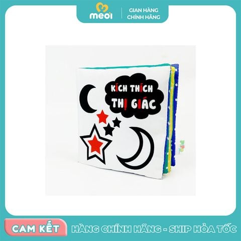  Sách vải 12x12cm Kích thích thị giác Pipo 