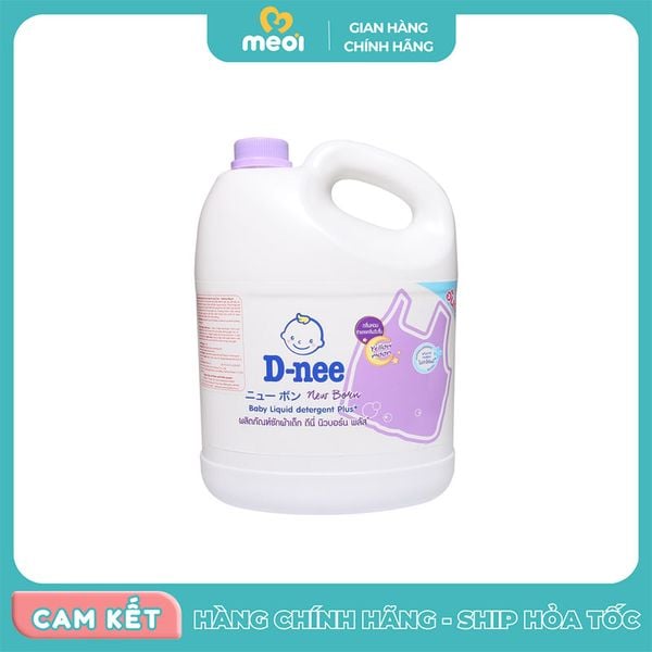  Nước giặt quần áo D-nee 3l màu tím 