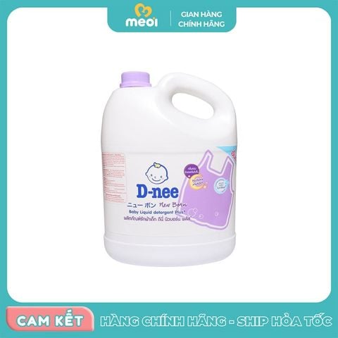  Nước giặt quần áo D-nee 3l màu tím 